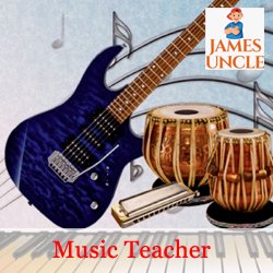 Music teacher Mrs. Suparna Mukhopadhyay in Kalikapur